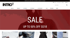 Desktop Screenshot of intro-clothing.com